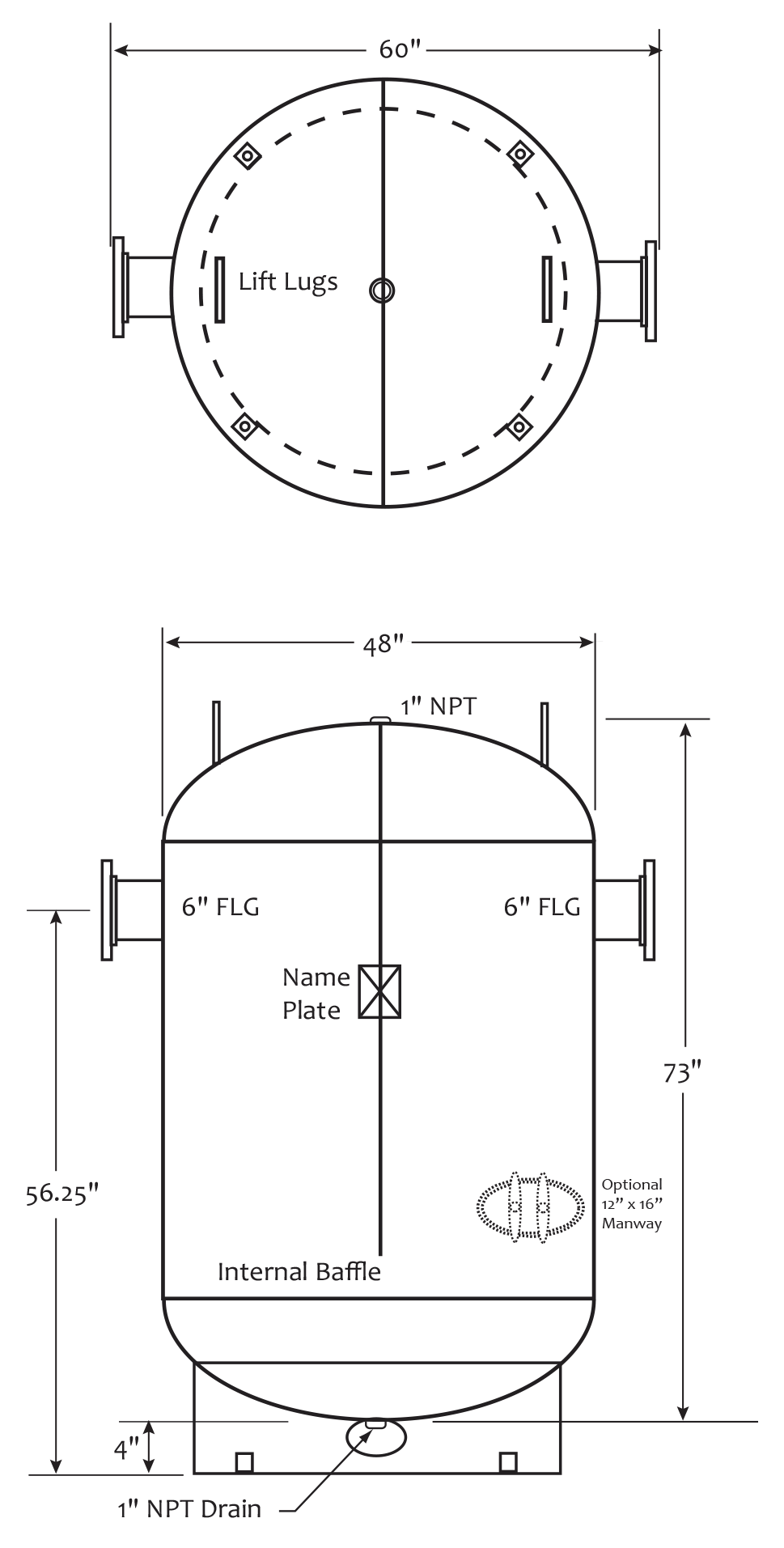 CBT-48-073 - Niles Steel Tank